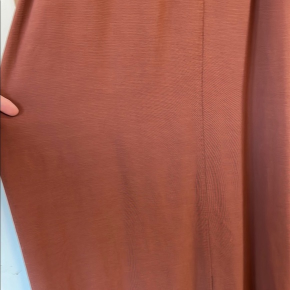 Eileen Fisher Brown Floor Length Maxi Sleeveless Dress - Size Medium - Picture 13 of 16